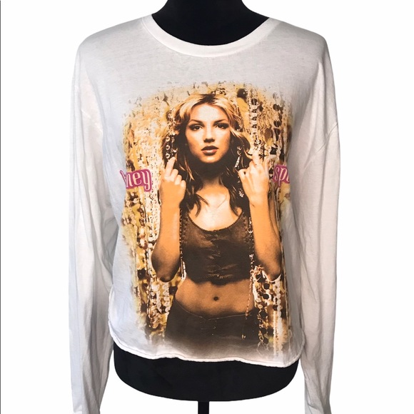 Tops - Britney Spears long sleeve graphic T-shirt